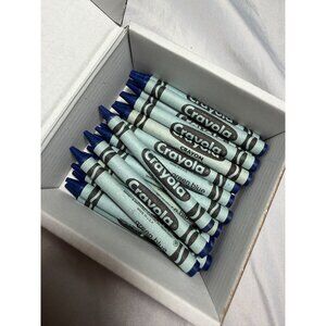 Retired Crayola Green Blue Crayons 24 Pack vintage